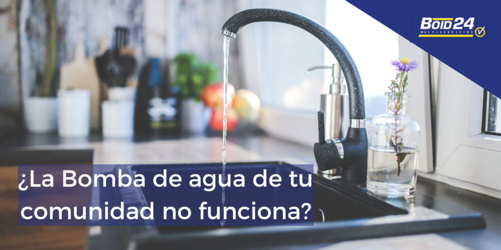 bomba de agua no funciona