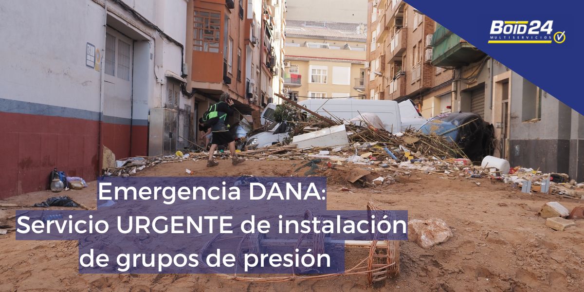 Instalación Urgente de Grupos de Presión de Agua para Edificios Afectados por la DANA