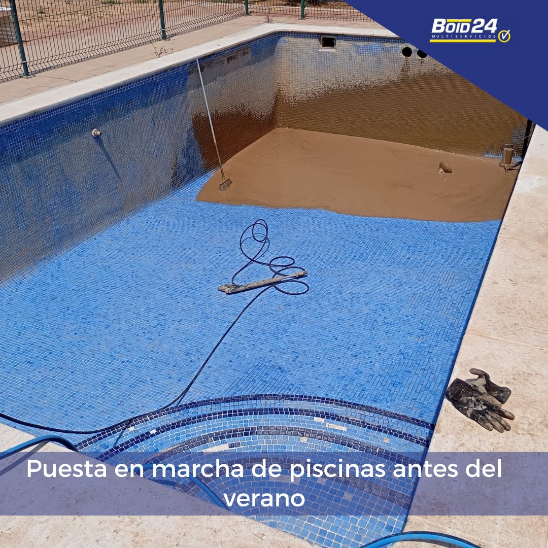 Puesta en marcha de piscinas antes del verano: limpieza, desinfección y renovación de bombas de presión